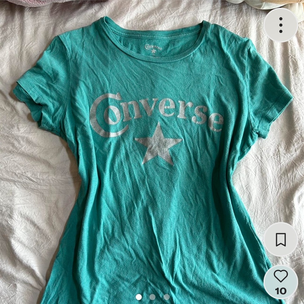 00s converse fitted tee